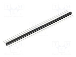 Connector: pin strips; pin header; male; PIN: 32; 2.54mm; SMT; 1x32