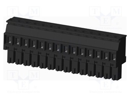Connector: pluggable terminal block; plug; female; angled 90°