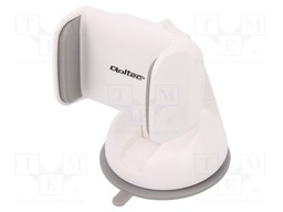 Car holder; white; for windscreen; Size: 2.0"-6.0"