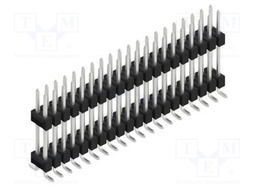 Connector: pin strips; pin header; male; PIN: 40; 2.54mm; SMT; 2x20