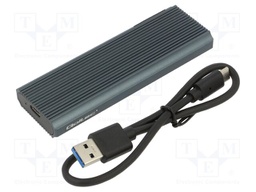 Hard discs housing: M.2; PnP; SATA III,USB 3.1; 40x116x14mm