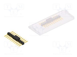 Connector: pin strips; pin header; male; PIN: 11; 2.54mm; SMT; 1x11