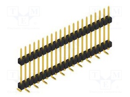 Connector: pin strips; pin header; male; PIN: 21; 2.54mm; SMT; 1x21