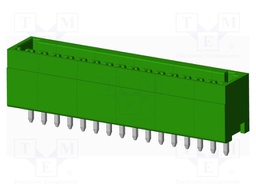 Connector: pluggable terminal block; socket; male; straight; THT