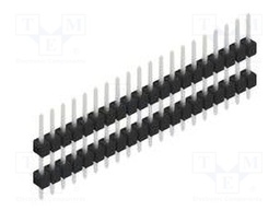 Connector: pin strips; pin header; male; PIN: 20; 2.54mm; THT; 1x20