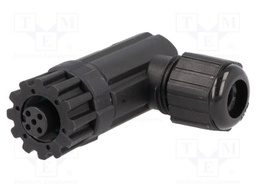Plug; M12; PIN: 5; female; A code-DeviceNet / CANopen; for cable