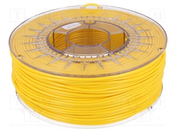 Filament: ABS+; 2.85mm; yellow (bright); 230÷240°C; 1kg; ±0,05mm