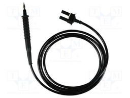Test leads; Len: 2m; black; test probe