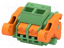 PCB connector, nominal cross section: 2.5 mm?, color: green,
