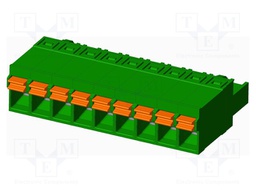 Connector: pluggable terminal block; plug; female; straight; 12A