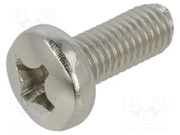 Screw; M8x20; Head: button; Phillips; PH4; A2 stainless steel
