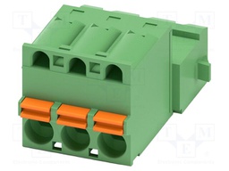 PCB connector, nominal cross section: 2.5 mm2, color: green,