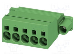 PCB connector, nominal cross section: 6 mm?, color: green, n
