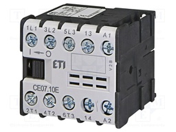 Contactor: 4-pole; NO x4; 110VAC; 7A; DIN,on panel; CE; -25÷55°C