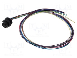 Connector: M12; socket; male; straight; with lead; PIN: 12; 0.14mm2