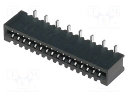 Connector: FFC (FPC); vertical; PIN: 10; NON-ZIF; SMT; tinned; 1mm