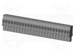 Connector: pluggable terminal block; plug; female; angled 90°