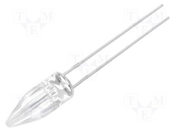 LED; 5mm; RGB; 180°; 3.8÷5V; 20mA; Variant: tricolour; Front: Rocket