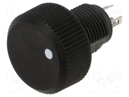 Potentiometer: shaft; single turn; 100kΩ; ±20%; 500mW; linear; 16mm