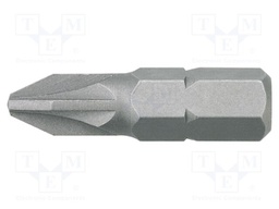 Screwdriver bit; Pozidriv®; PZ2; Overall len: 25mm; 20pcs.