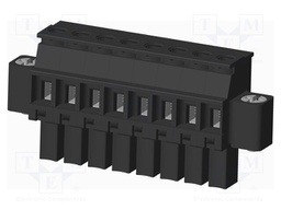 Connector: pluggable terminal block; plug; female; angled 90°