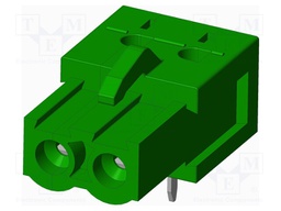 Connector: pluggable terminal block; socket; female; angled 90°