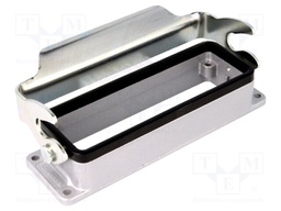 Enclosure: for HDC connectors; C146; size E24; with latch; IP65