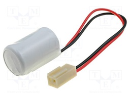 Battery: lithium; 3.6V; 1/2AA; JST connector; Ø14.5x25mm; 1200mAh
