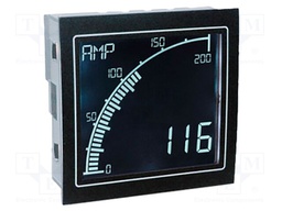 CT METER, NEGATIVE LCD W/ O/P, 12-24VDC