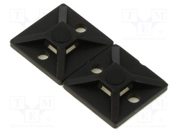 Self-adhesive cable holder; Application: for cable ties