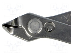Pliers; side,cutting,curved,precision; Pliers len: 125mm