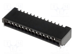 Connector: FFC (FPC); horizontal; PIN: 14; NON-ZIF; SMT; 0.5A; 1mm