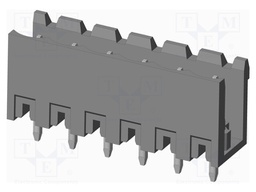 Connector: pluggable terminal block; socket; male; on PCBs