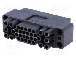 Connector: rectangular; AMP M Series; plug; male/female; PIN: 34