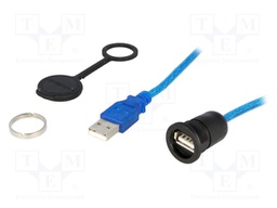 Adapter cable; USB A socket,USB A plug; 1310; USB 2.0; IP65; 0.5m