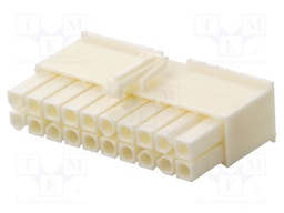 Plug; wire-board; male/female; Mini Universal MATE-N-LOK; 4.14mm
