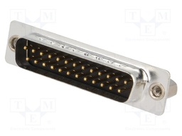 D-Sub; PIN: 25; socket; male; with threaded hole; Locking: screws