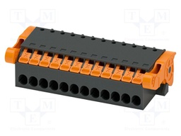 PCB connector, nominal cross section: 1.5 mm2, color: black,