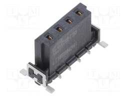 Connector: PCB to PCB; female; PIN: 4; 2.54mm; -55÷125°C; 20A; SMT