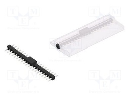 Connector: pin strips; pin header; male; PIN: 20; 2.54mm; SMT; 1x20