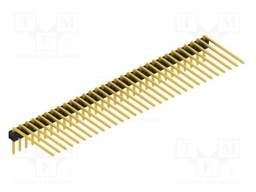 Connector: pin strips; pin header; male; PIN: 31; 2.54mm; THT; 1x31