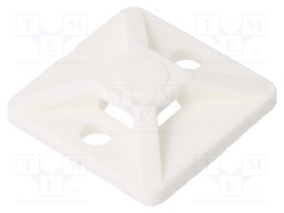 Screw down self-adhesive holder