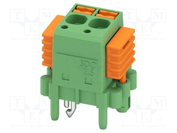 PCB direct plug, nominal cross section: 2.5 mm?, color: gree