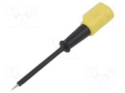 Measuring tip; black; Tip diameter: 2mm; Socket size: 4mm; 60VDC