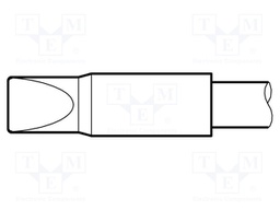 Tip; chisel; 4.8x1.5mm; longlife