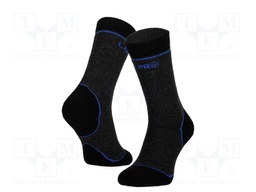 Work socks; Size: 43-46; black; furlined