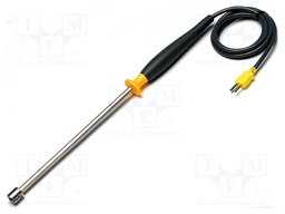 K-type temperature probe; -127÷600°C; 1m; Kind of probe: surface