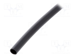 Insulating tube; Mat: PVC; black; 20÷105°C; Øint: 4.11÷4.52mm