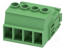 PCB connector, nominal cross section: 6 mm?, color: green, n