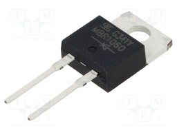 Diode: Schottky rectifying; THT; 60V; 10A; TO220AC; tube